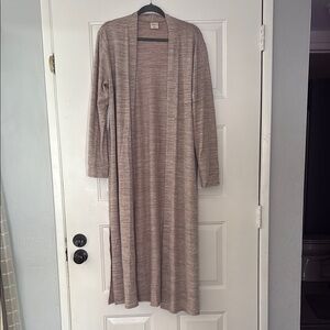 SOMA sz L Long Cardigan